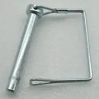 Pin, Safety Snap 3/8 x 2 1/2, Zinc Pin, Safety Snap 3/8 x 2 1/2, Zinc