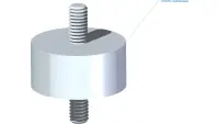 05.0039 Isolator, 1 1/2 Dia Rubber