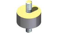 05.0051 Isolator, 1/4-20 x 1/2 x 1