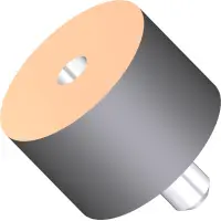 05.0059 Isolator, 3/8-16 x 1.5 OD x 1