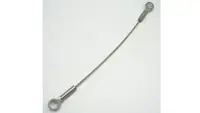 Cable, 1/8 x 12 SS Stamped End Cable, 1/8 x 12 SS Stamped End