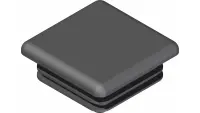 05.0100 Plug, Sq. for 1-1/2x11 GA Tube