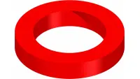 05.0116 Washer, .544 ID x .817 x .14 Red