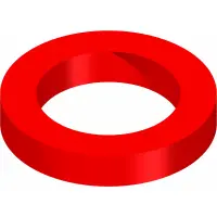 05.0116 Washer, .544 ID x .817 x .14 Red