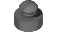 05.0120 Bumper, Neoprene 10 Ga - 1/4