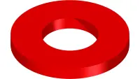 05.0121 Washer, Anti Corrosion Red