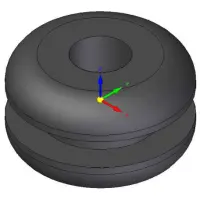 05.0146 Grommet, 1/4ID, 3/4OD, 7/16T