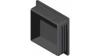 05.0203 Plug, Sq. for 2x3/16 Tube
