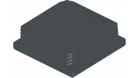 05.0209 Plug, Sq. for 2-1/2x(.203 - .134) Tube