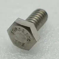 Bolt, 1/4-20 UNC x 1/2 SS Bolt, 1/4-20 UNC x 1/2 SS