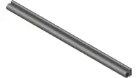 06.0049-10.5IN Trim, 7/16" Bulb Seal Side 1/16T x 10-1/2"