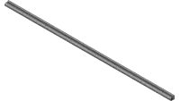 06.0049-23.5IN Trim, 7/16" Bulb Seal Side 1/16T x 23-1/2"