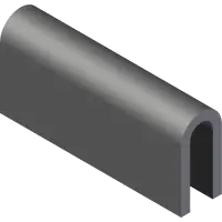 06.0050-1.25IN Trim, Trim Loc 1/2 x 3/16 x 1-1/4"