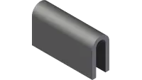 06.0050-1IN Trim, Trim Loc 1/2 x 3/16 x 1"