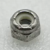 Locknut, Nylon 10-32 Stainless Locknut, Nylon 10-32 Stainless