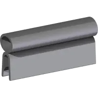 06.0062-2IN Trim, 3/8" Bulb Seal Top 3/16T x 2"