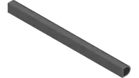 06.0064-14IN Weatherstrip, 1 x 1 D Shape x 14"
