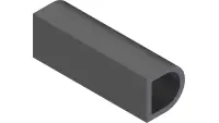 06.0064-3IN Weatherstrip, 1 x 1 D Shape x 3"