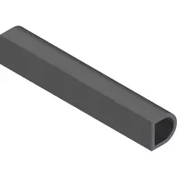 06.0064-6IN Weatherstrip, 1 x 1 D Shape x 6"