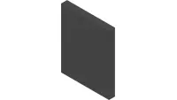 06.0065-1.25IN Velcro, Loop 1" Black x 1-1/4"