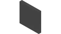 06.0065-1IN Velcro, Loop 1" Black x 1"