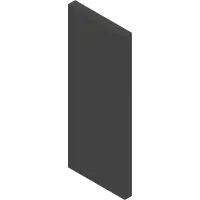 06.0065-2.5IN Velcro, Loop 1" Black x 2-1/2"