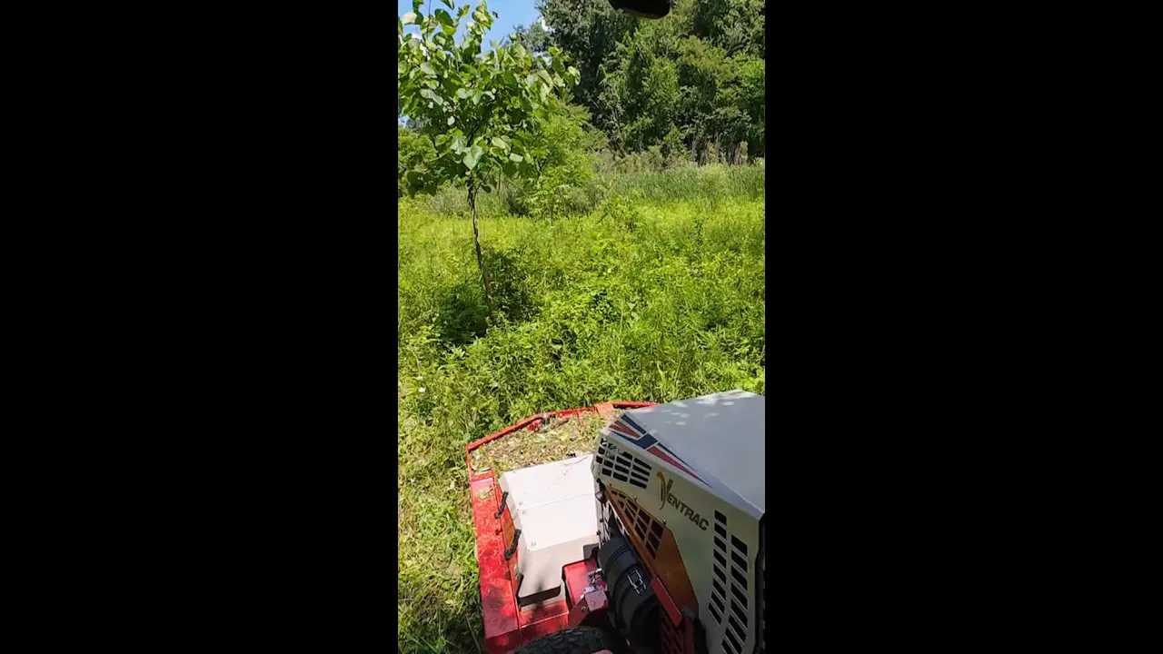 Satisfying Timelapse of the Ventrac Brush Cutter