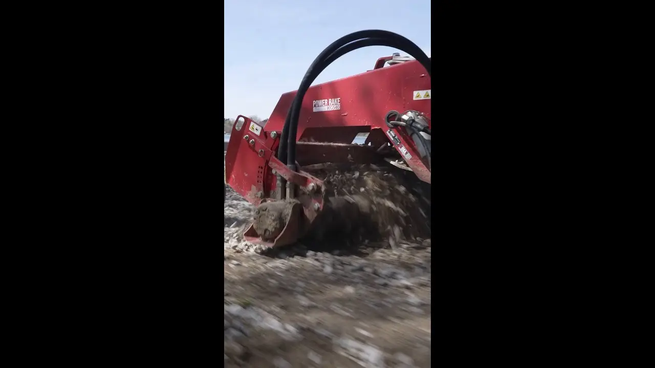 Gravel Driveway Restoration  Ventrac Power Rake