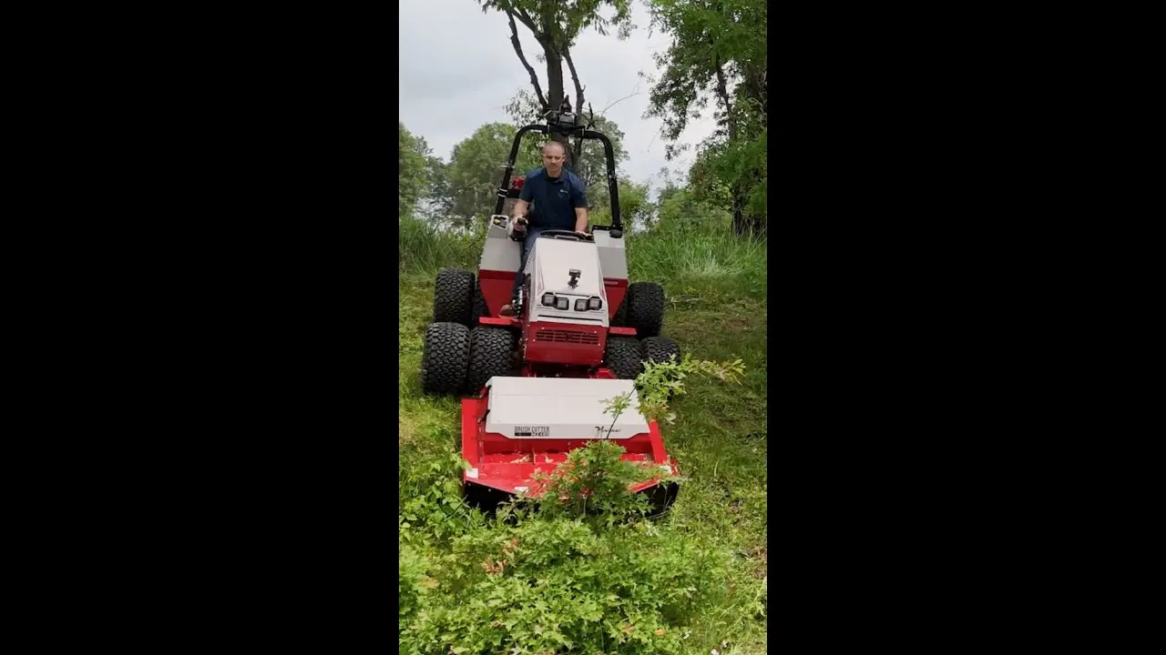 Ventrac Takes Down Brush