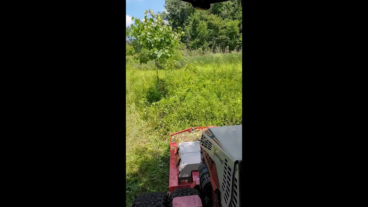 Turn Thick Brush Into Open Ground  Ventrac Brush Cutter