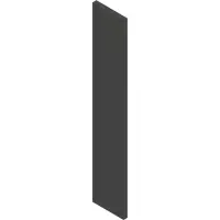 06.0065-5.5IN Velcro, Loop 1" Black x 5-1/2"