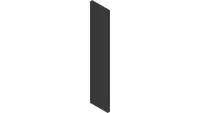 06.0065-5IN Velcro, Loop 1" Black x 5"