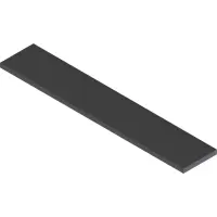06.0065-6IN Velcro, Loop 1" Black x 6"