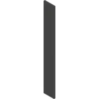 06.0065-7.75IN Velcro, Loop 1" Black x 7-3/4"