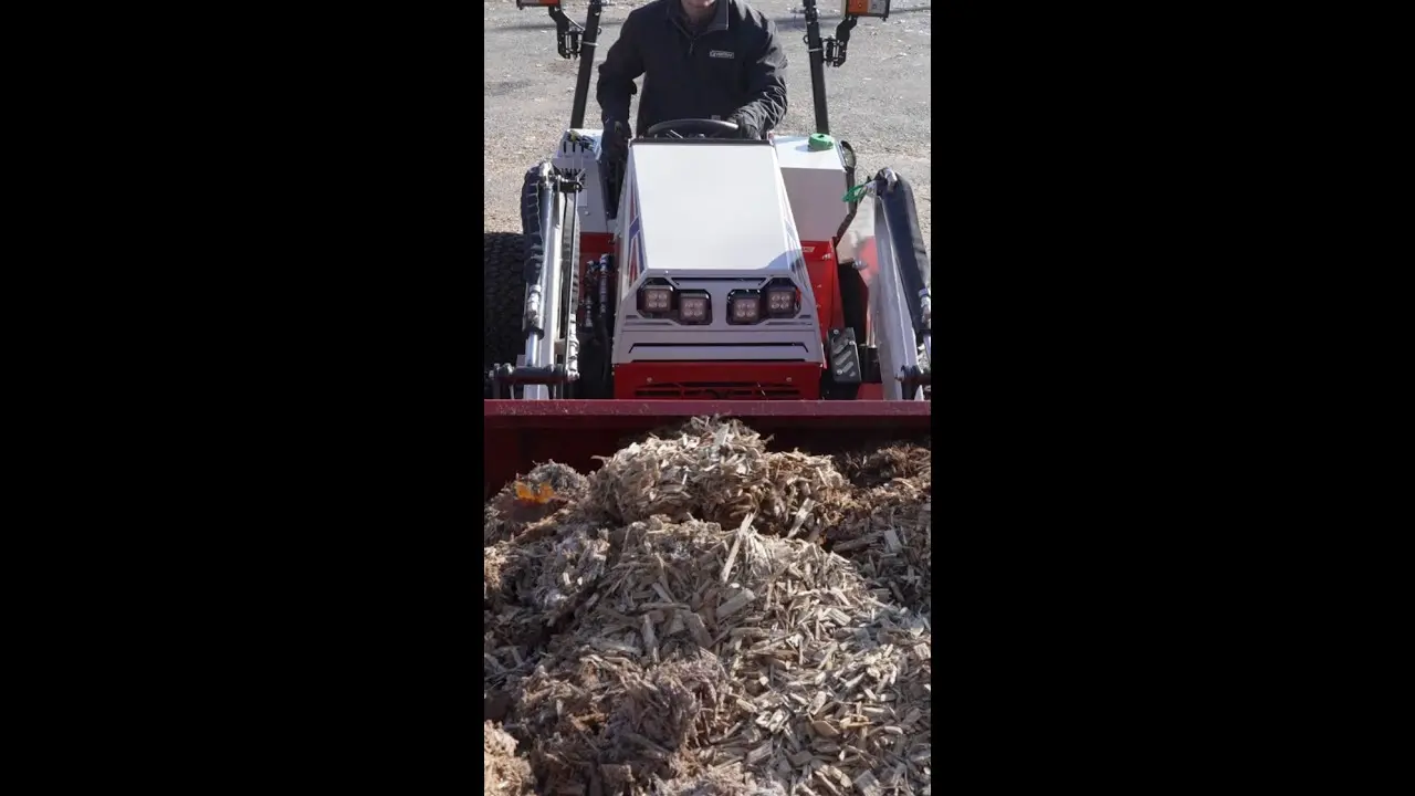 Mulching With A Ventrac