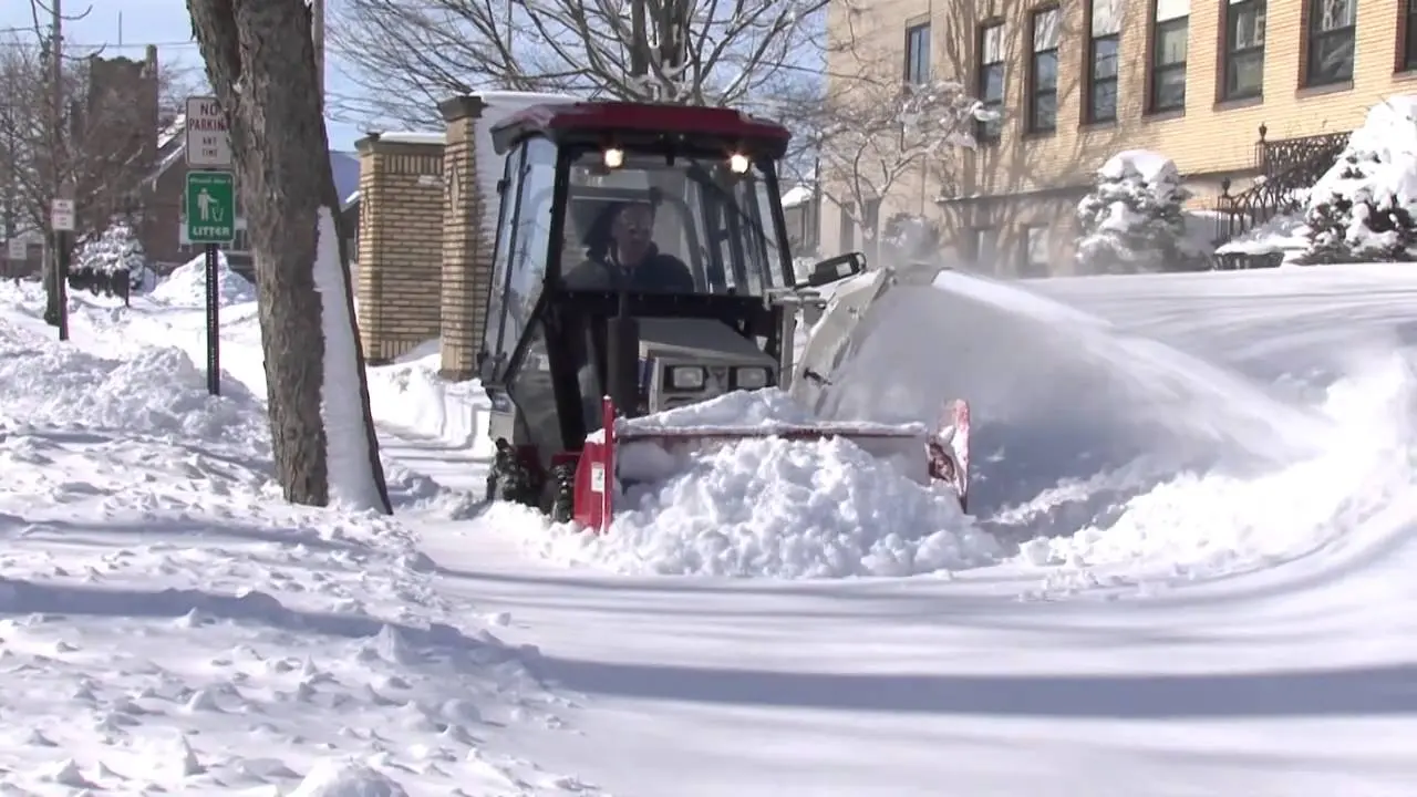Ventrac Powerful Sidewalk Snow Blower