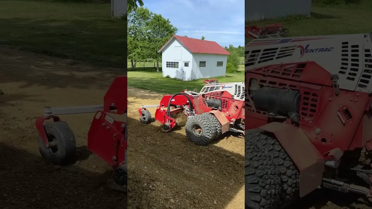 Seamless Regrading with Ventrac Power Bucket and Rake
