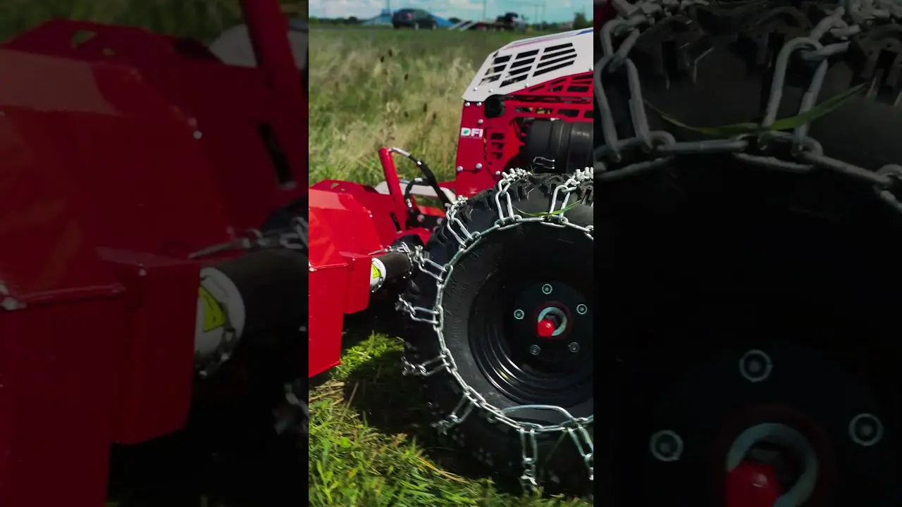 Ventrac Traction Boost  Tire Chains and MidMount Weight Kit
