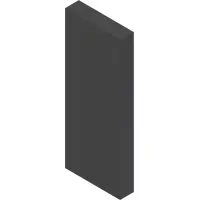06.0071-1.25IN Velcro, Loop 1/2" Black x 1-1/4"