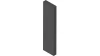 06.0071-2IN Velcro, Loop 1/2" Black x 2"