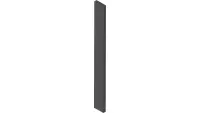 06.0071-5IN Velcro, Loop 1/2" Black x 5"