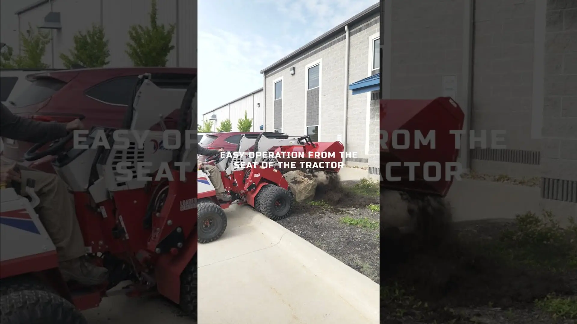 Mulch Moving Made Easy  Ventracs Largest Capacity Bucket Attachment