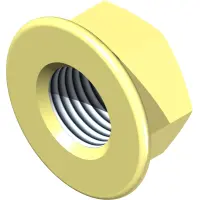 07.0100018 Nut, 3/8 Flange Locking GR 8