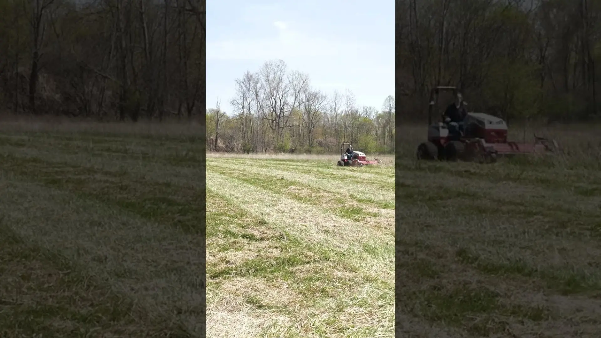 Flail Mowing a Pasture