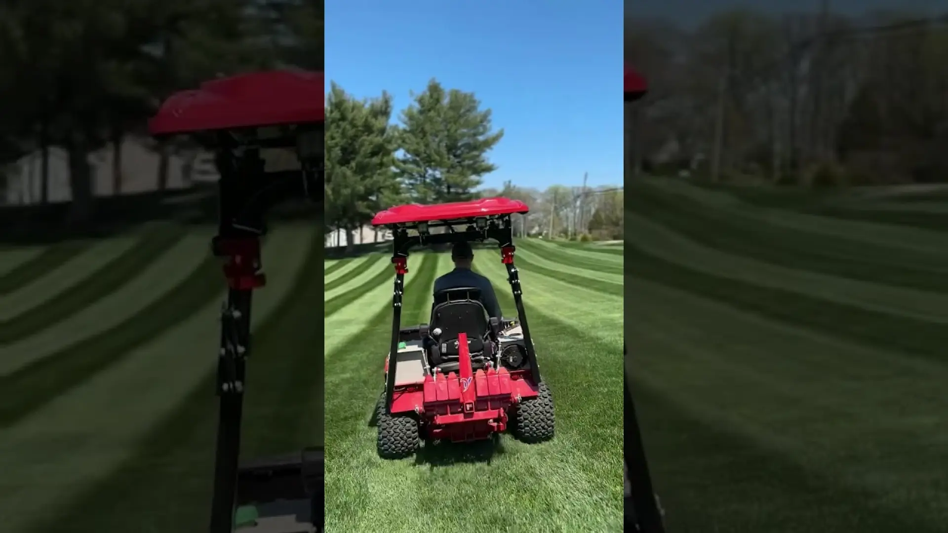 BOLD Lawn Stripes with an AeraVator