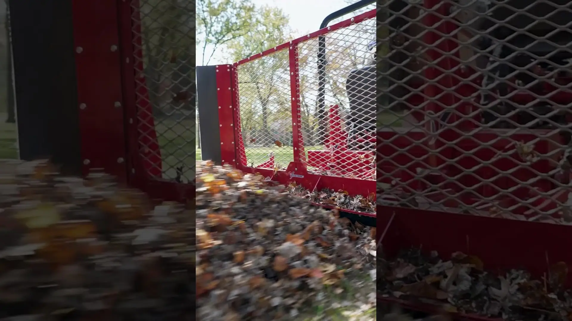 Easy Leaf Removal  Ventrac Leaf System