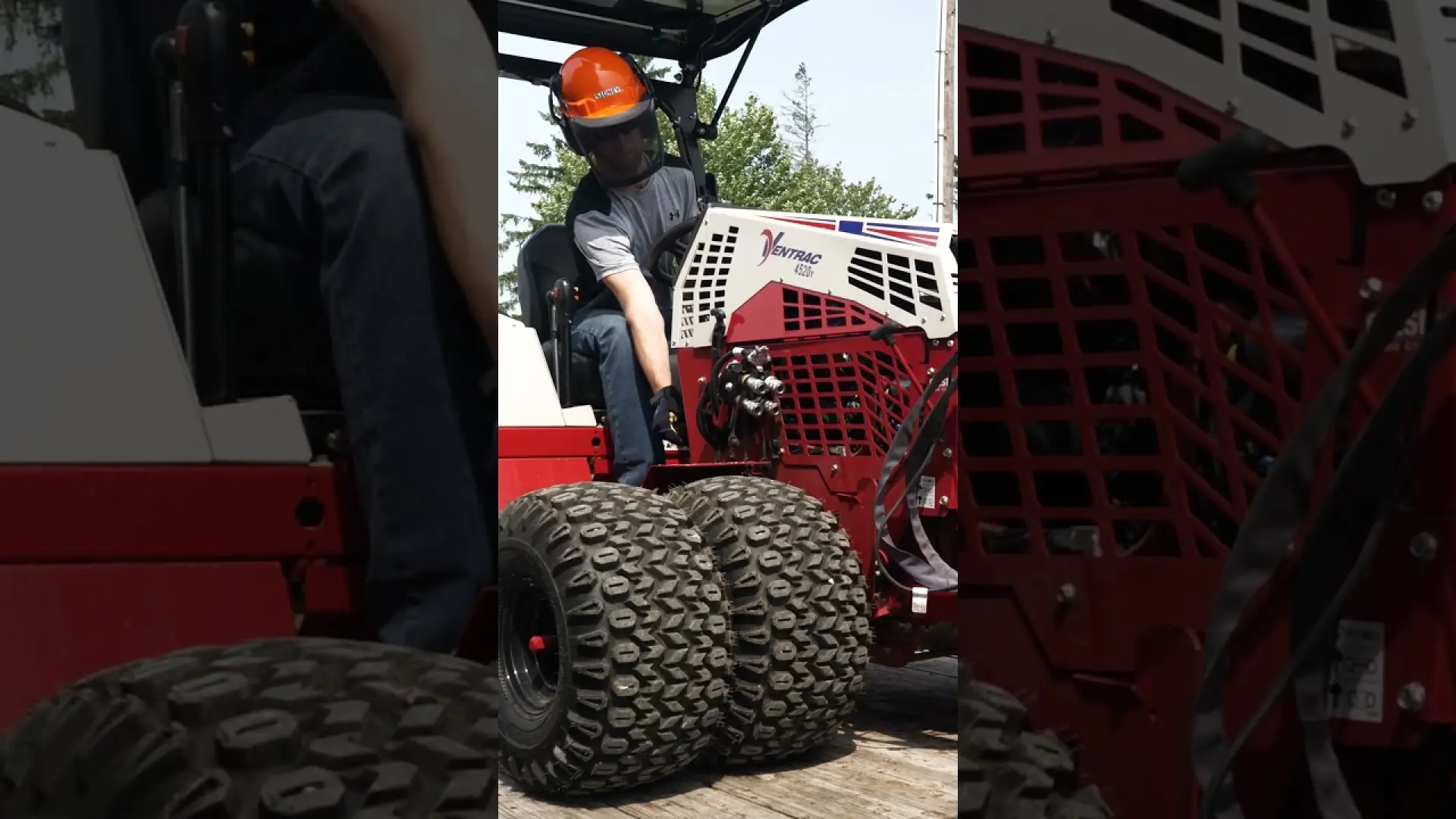 Changing Tractor Attachments with No Tools