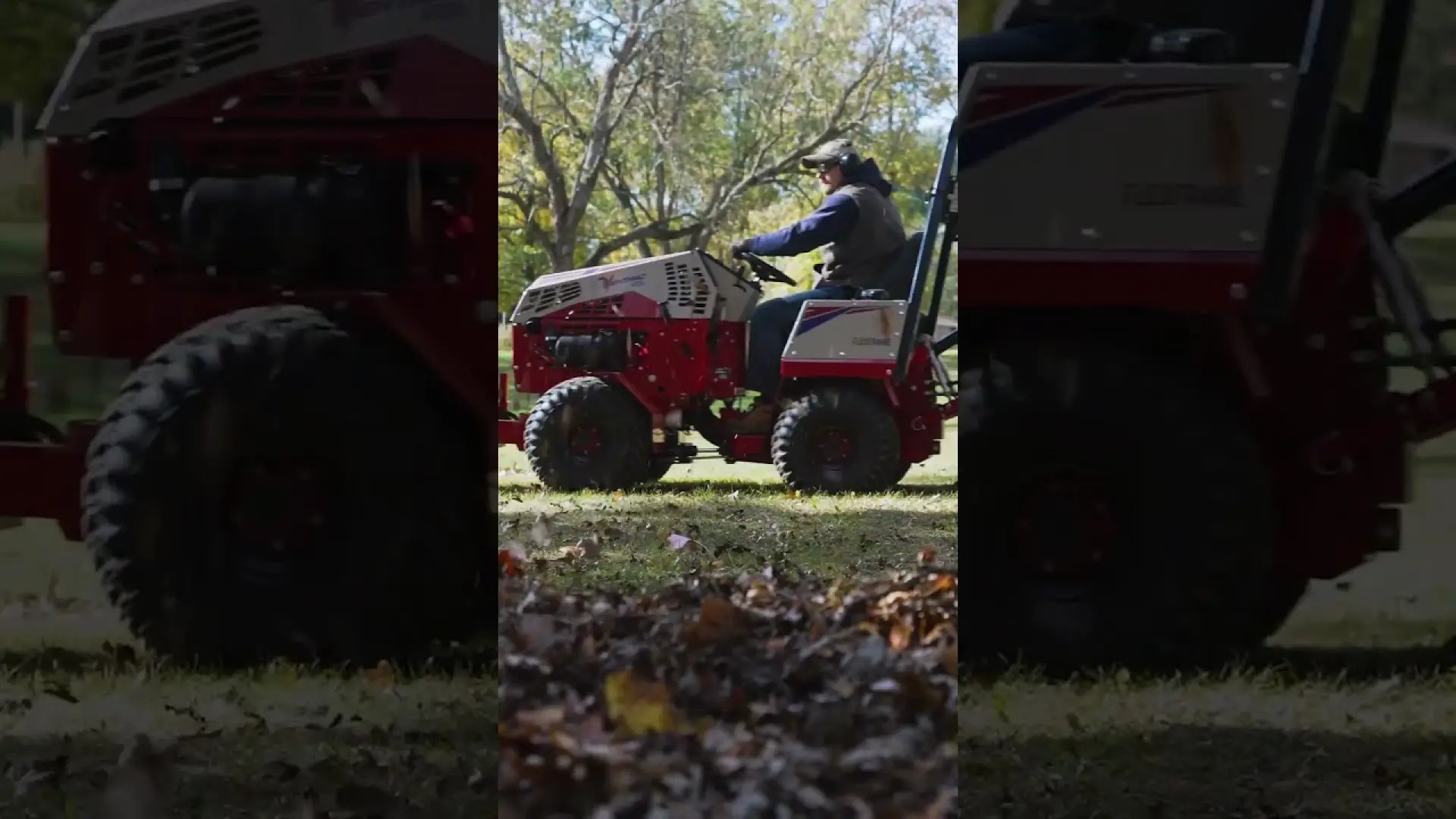Total Leaf Removal System  Power Blower Turbine Blower Leaf Plow