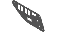 07.010013 Switchplate, Wiper & Heater