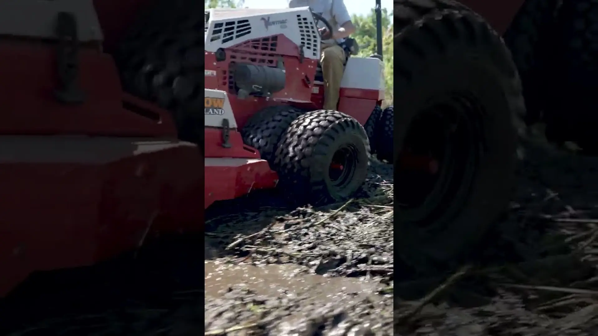 Operate in Wet Areas Where Other Tractors Cant
